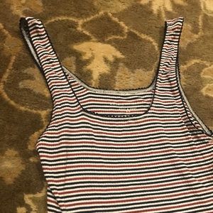 Ribbed crop top- American eagle